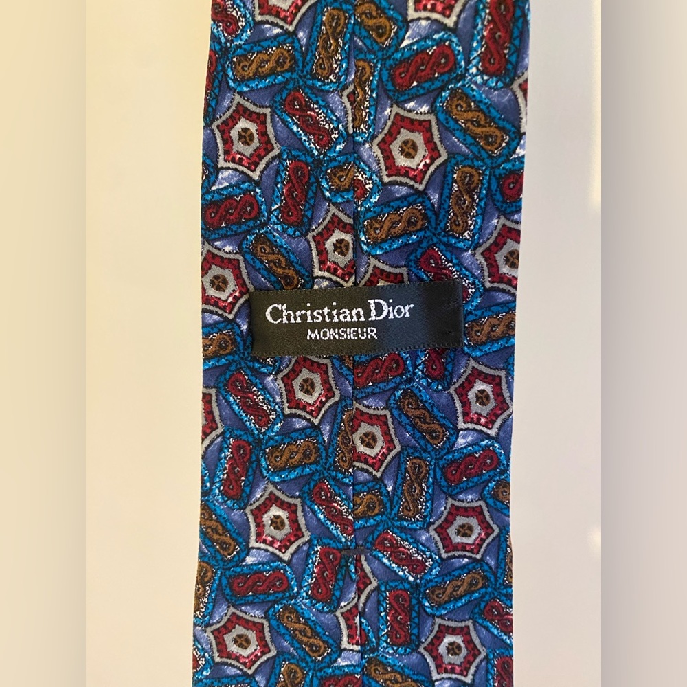 Christian Dior Monsieur Tie Vintage Blue